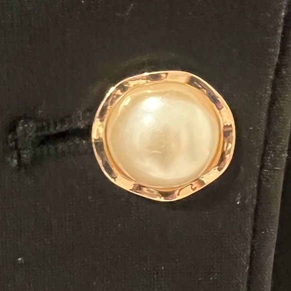 Chico’s Black Embroidered Blazer Jacket Jersey Size Small - Picture 3 of 10